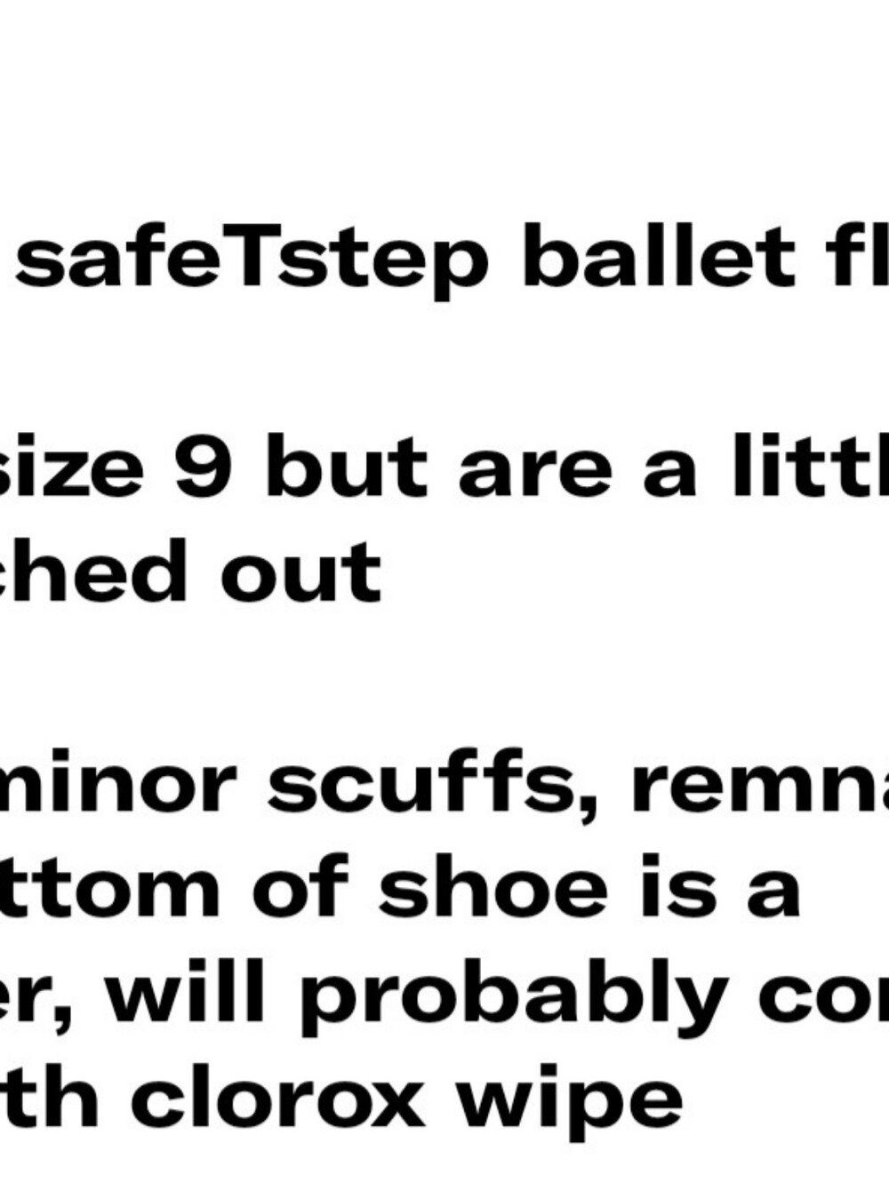 Brand Black Ballet Flats with Bow - Picture 4 of 4